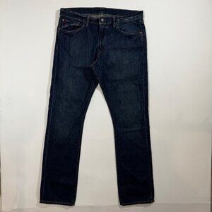 Polo Ralph Lauren Men's Slim Straight Jeans 018 Dark Wash Denim 34x34 Heritage